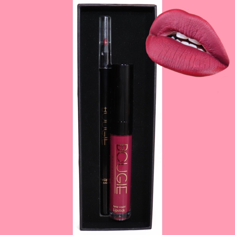 She Wins Matte Deep Red Lip Kit - BOUTIQUE